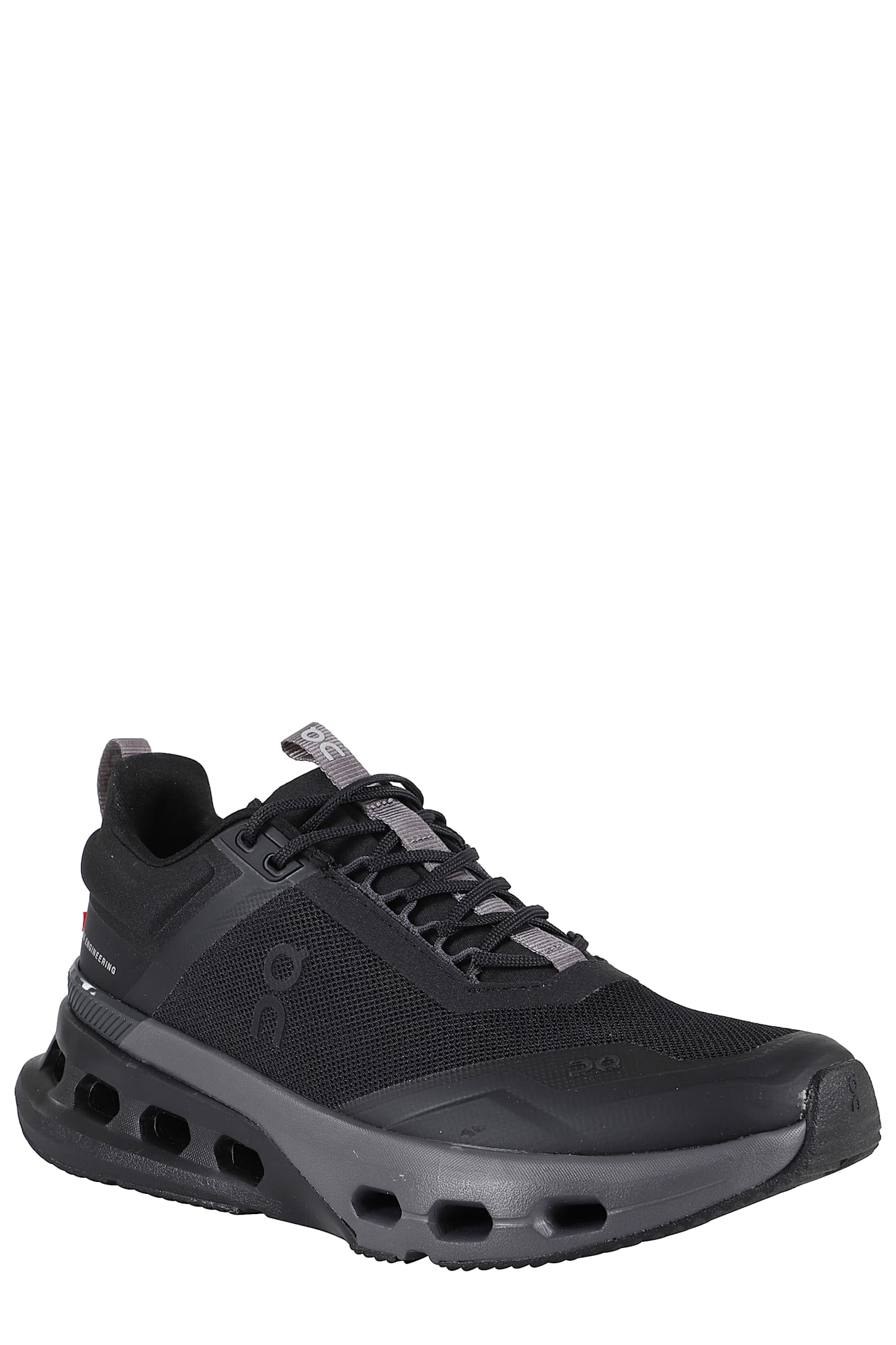 On Cloudnova X Sneakers In Black Mesh