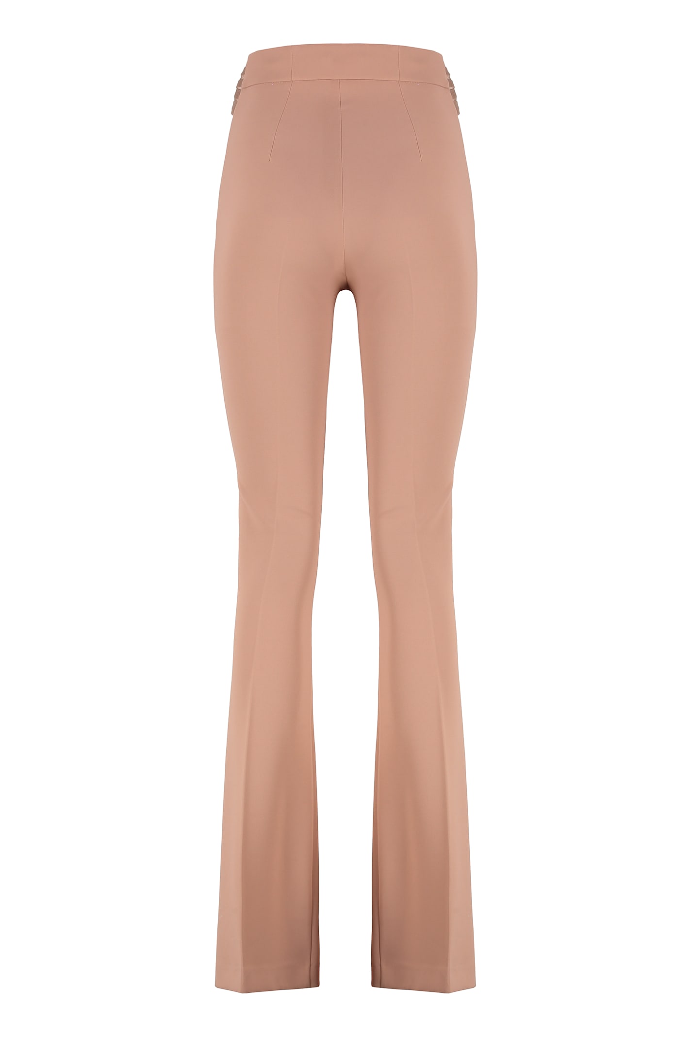 Elisabetta Franchi Women's Flared Trousers In Pink