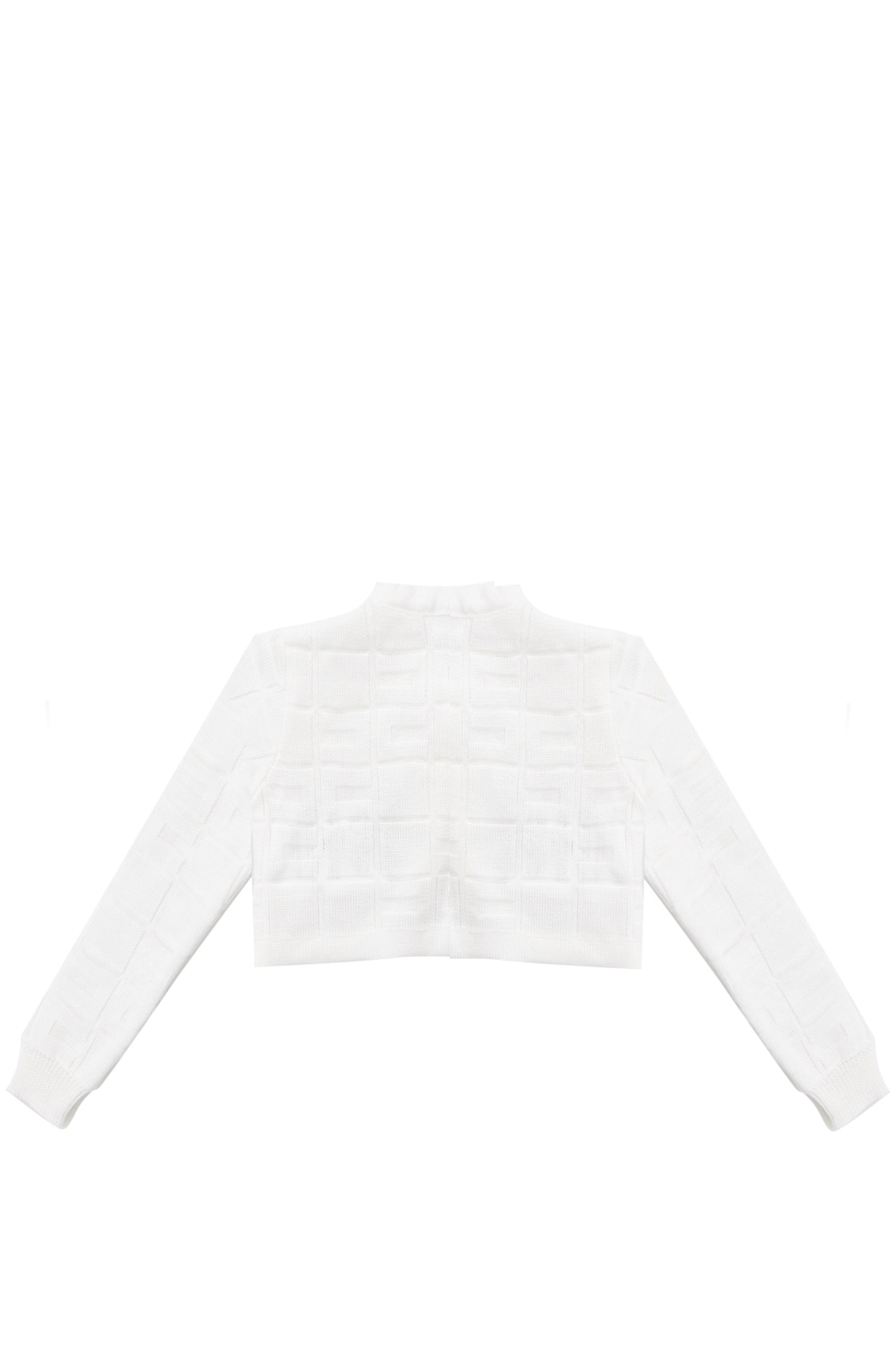 Shop Elisabetta Franchi Cotton Sweater In White