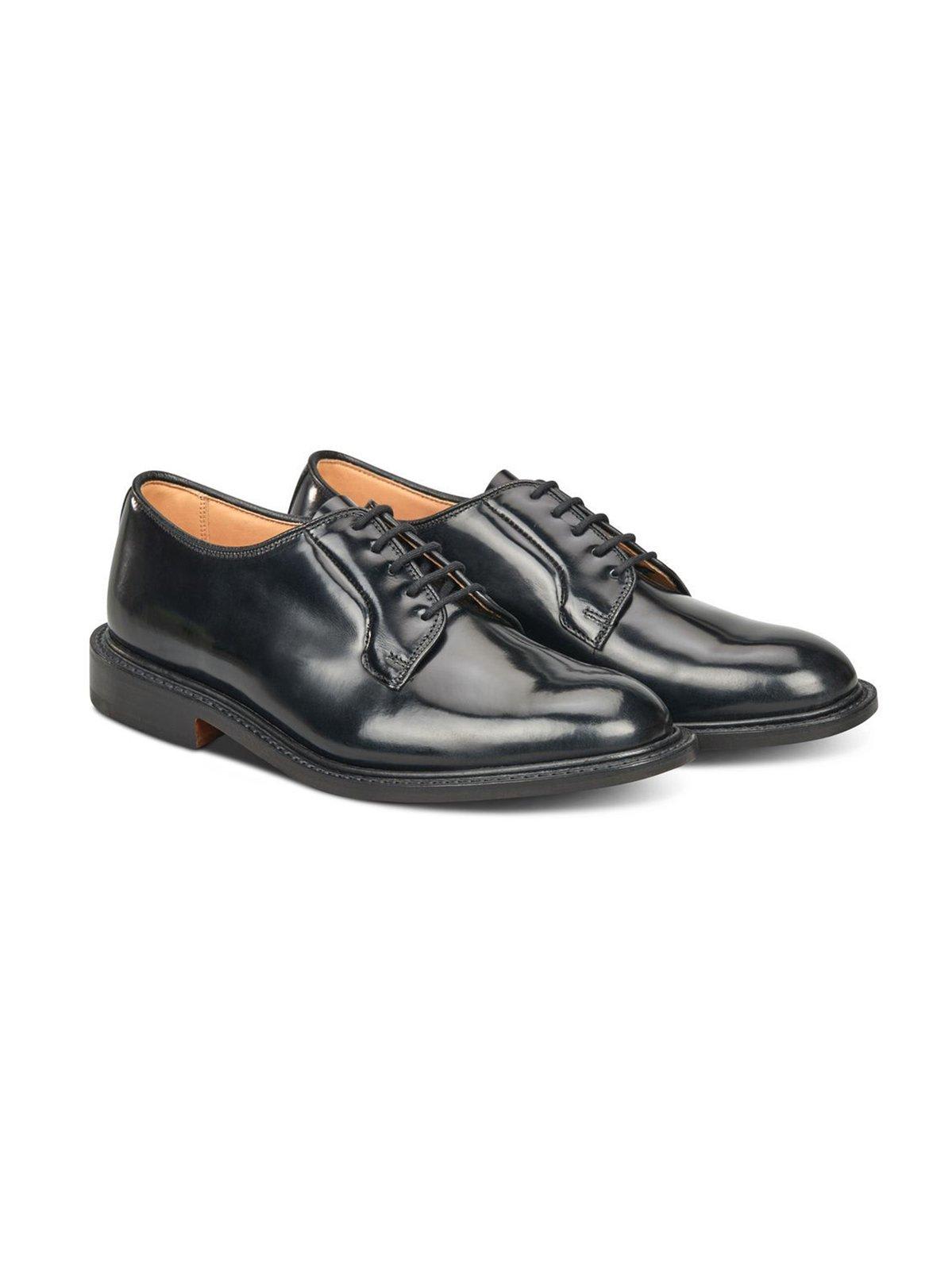 Shop Tricker's Lace-up Derby Shoes Laced Shoes In Nero