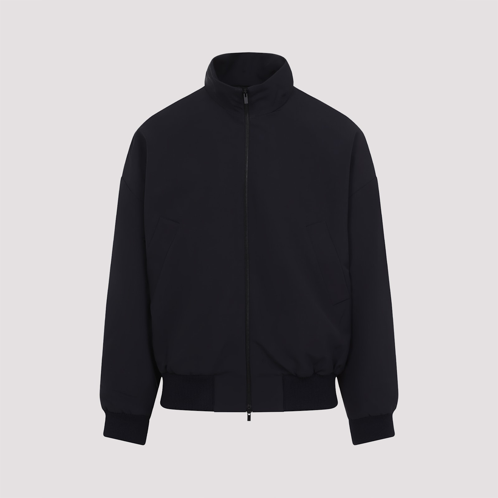 Fear Of God Tailored Blue Wool Jacket With Modern Silhouette In Navy