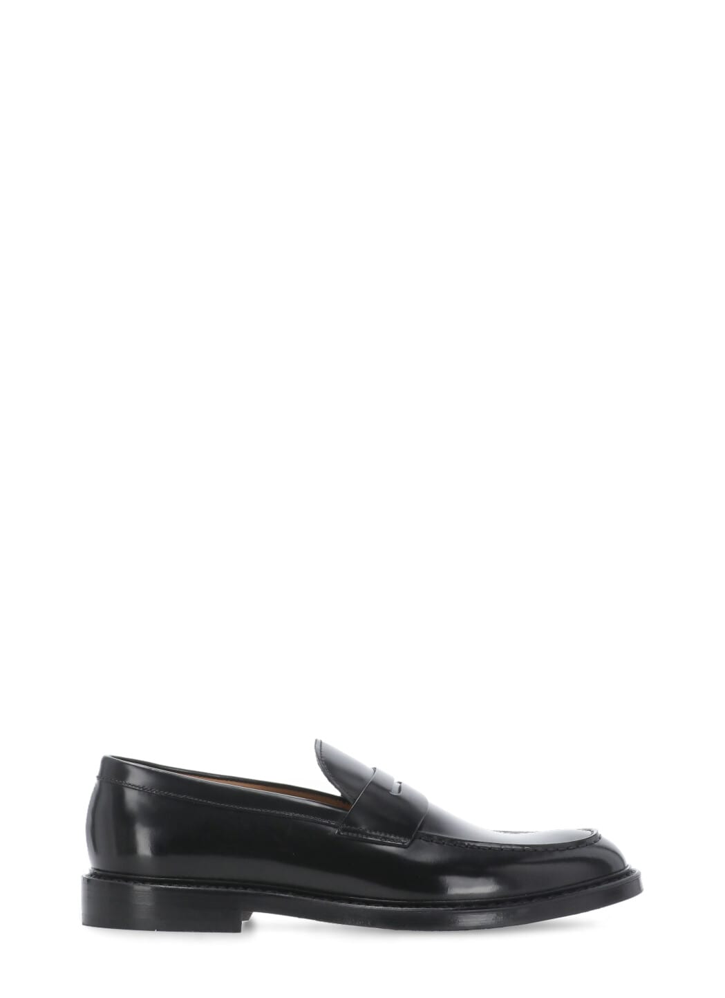 Shop Doucal's Horse Loafers In Black