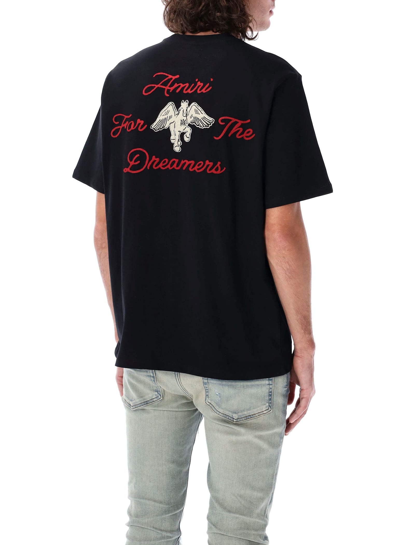 AMIRI EMBROIDERED AMIRI DREAMERS T-SHIRT