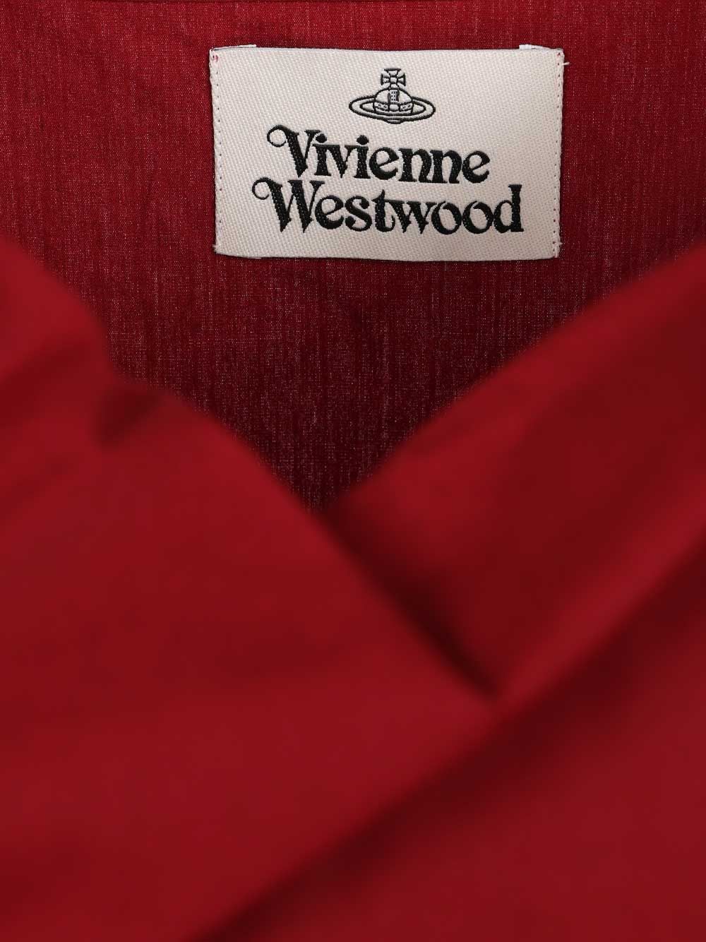 Vivienne Westwood Heart Top Topwear In Red Cotton In Red