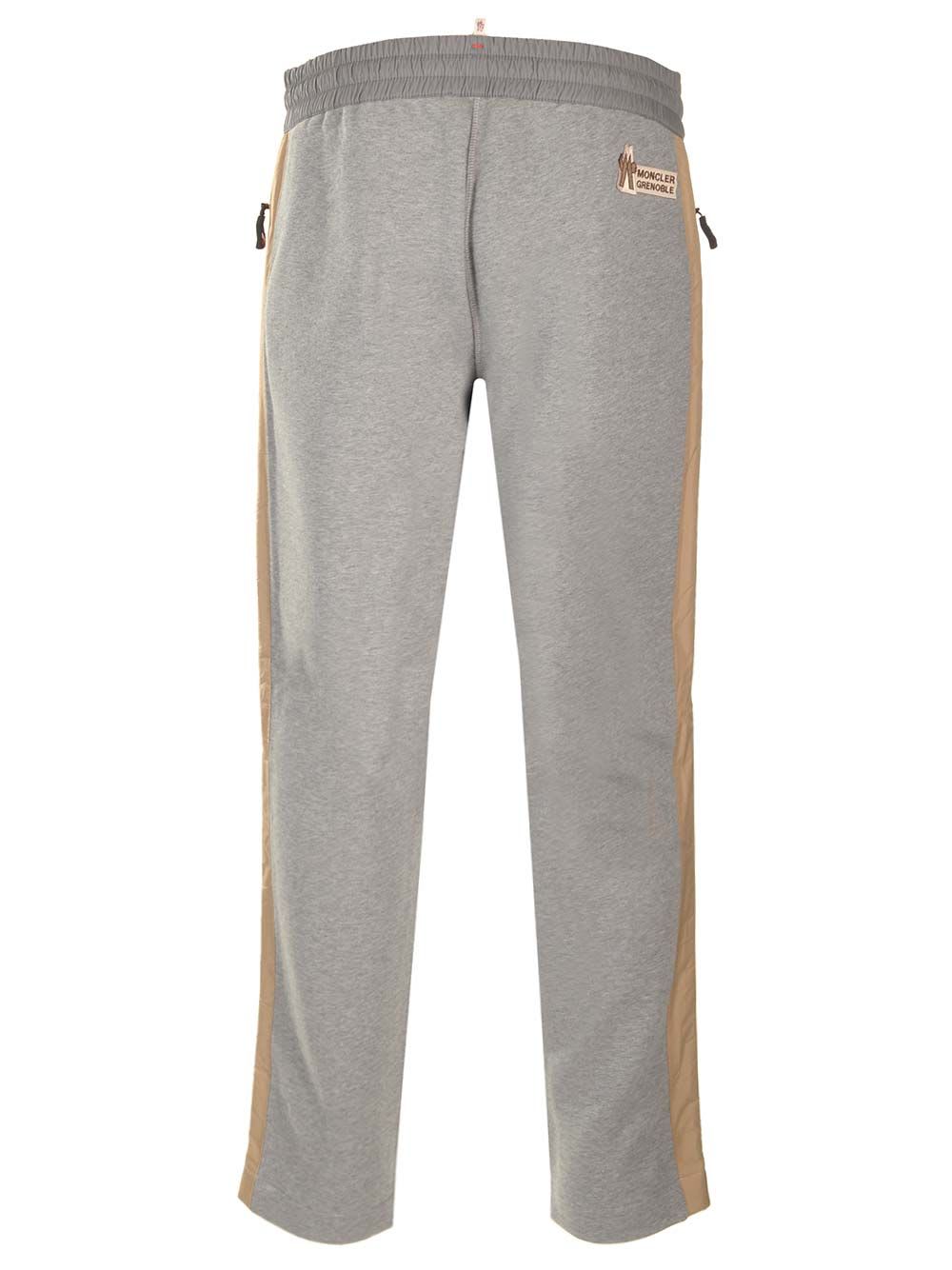 MONCLER COTTON FLEECE SPORTS TROUSERS 