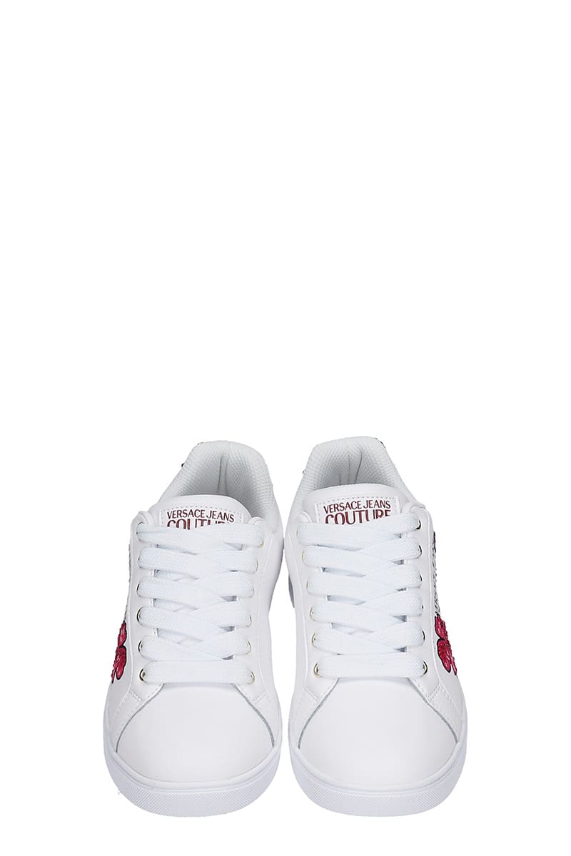 versace jeans white shoes