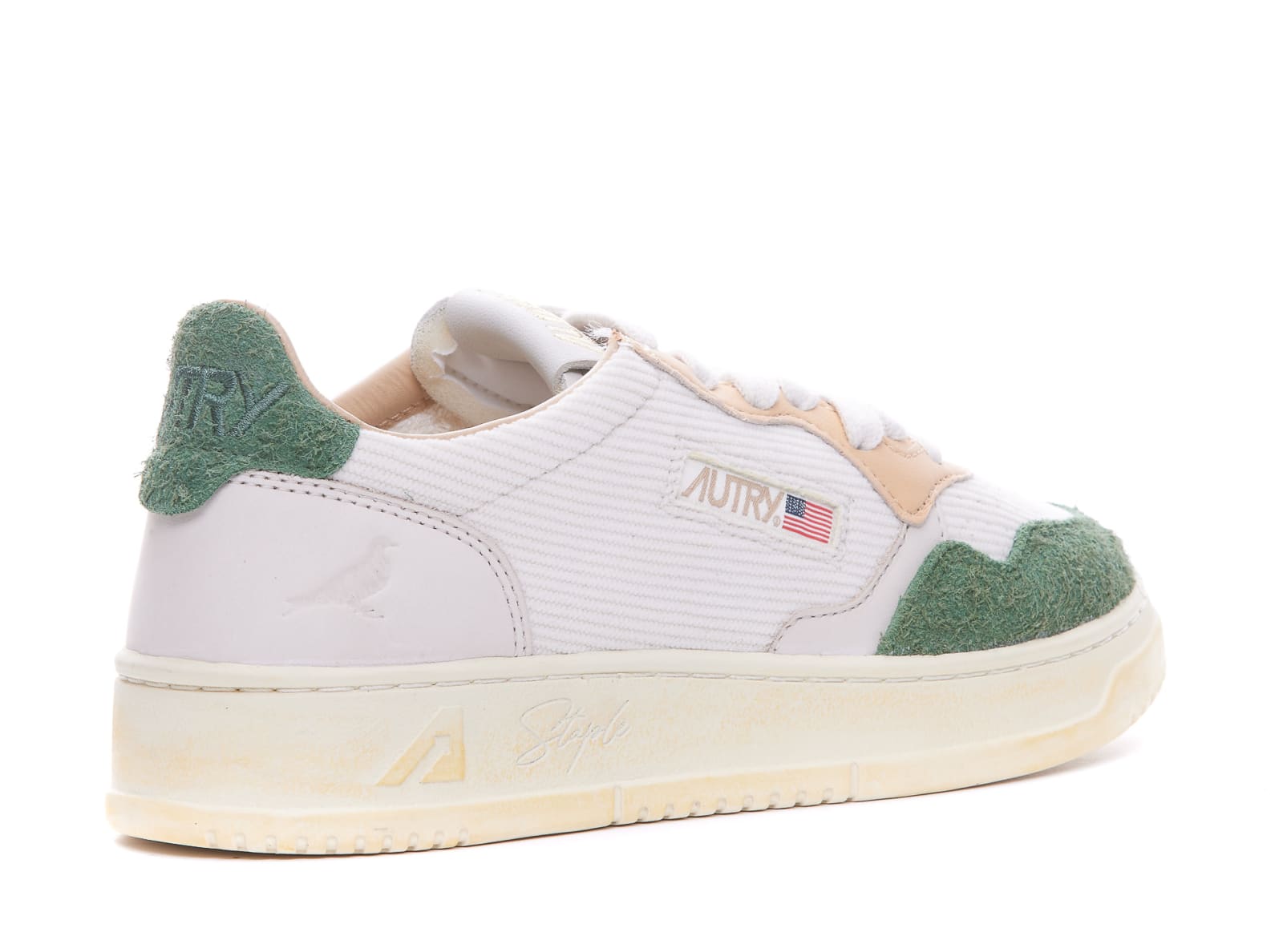 Shop Autry Medalist Super Vintage Sneakers In White