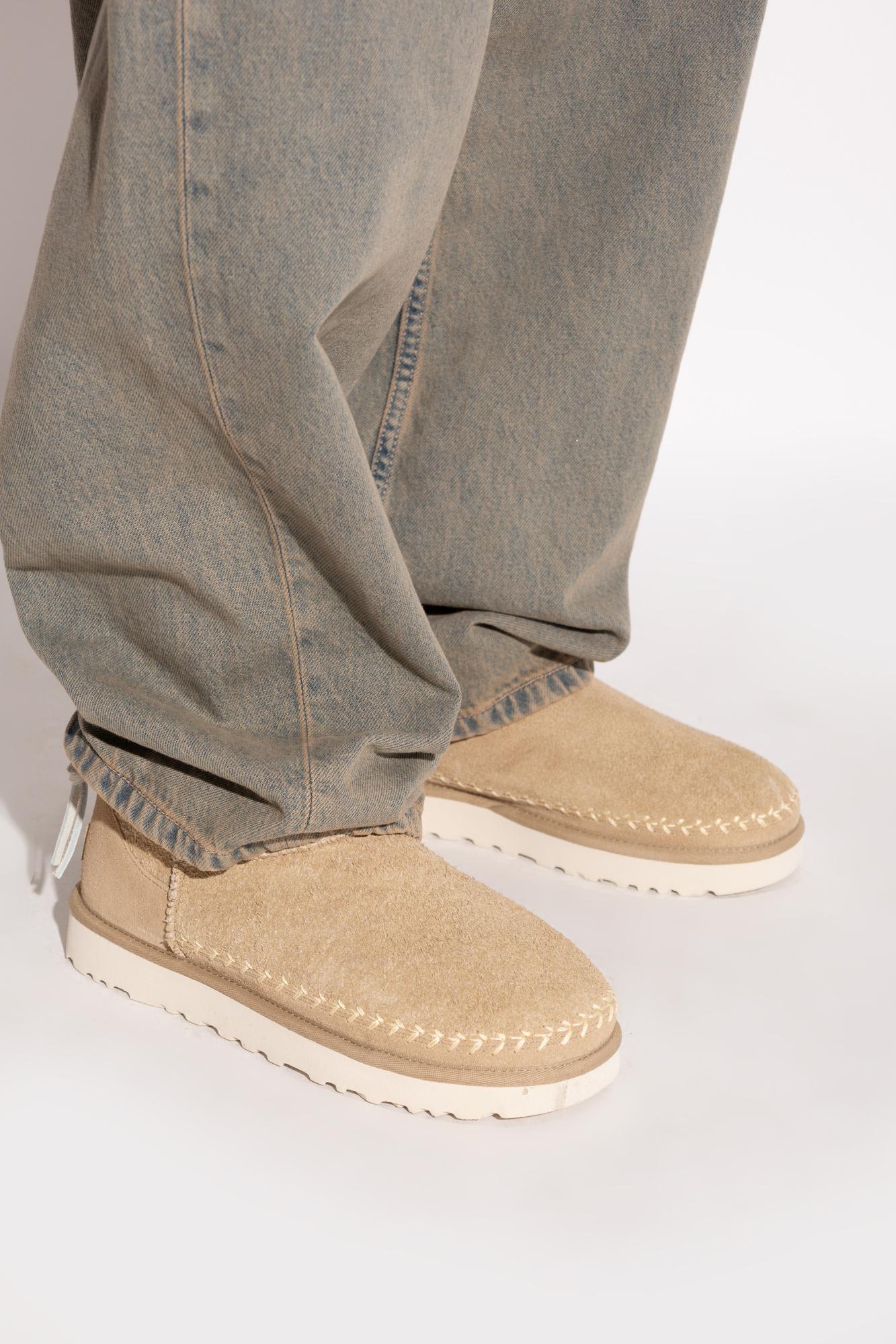 Ugg Snow Boots Classic Ultra Mini Biarritz In Brown