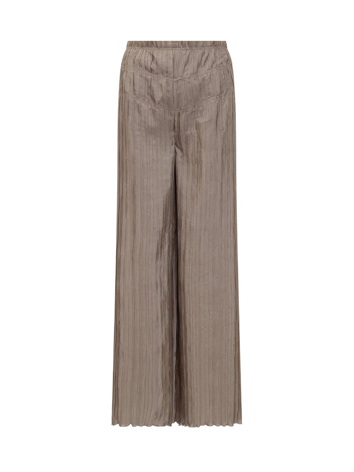 Pleated Wide-leg Trousers