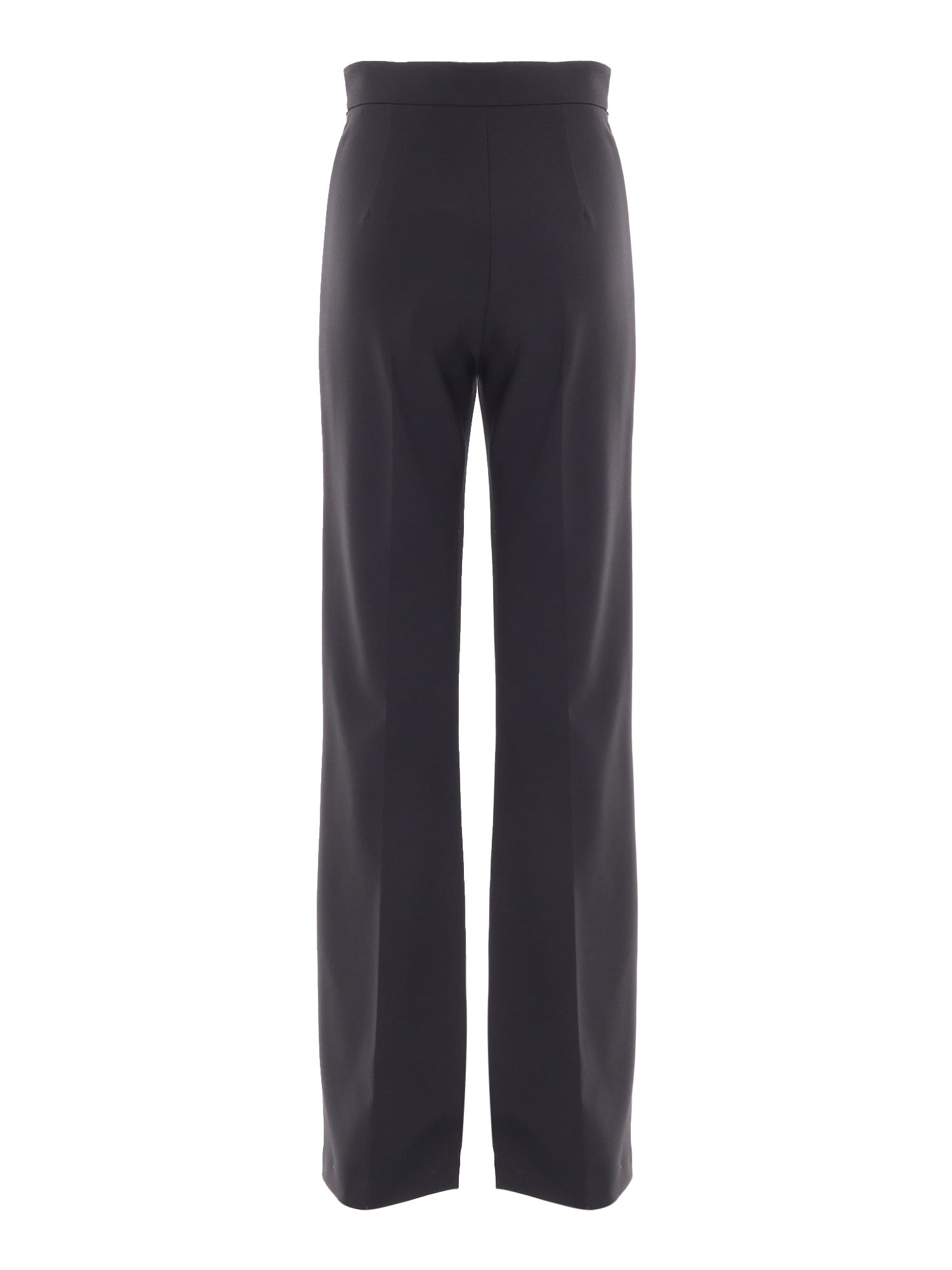 Shop Elisabetta Franchi Trousers In Black