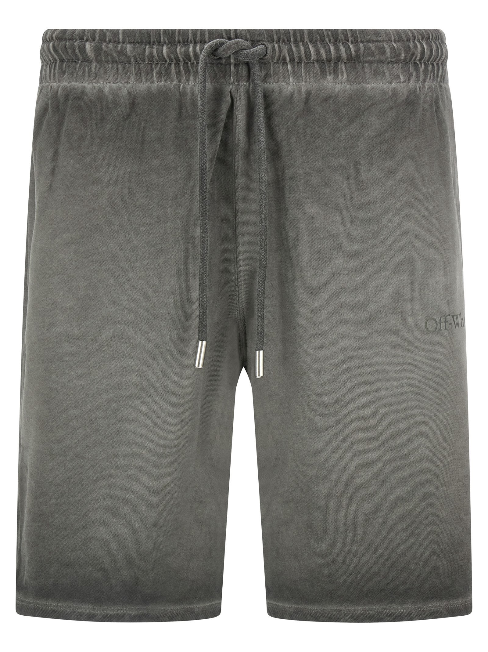 Off-white Laundry Diagonal Skate Bermuda And Short Gray In Gray
