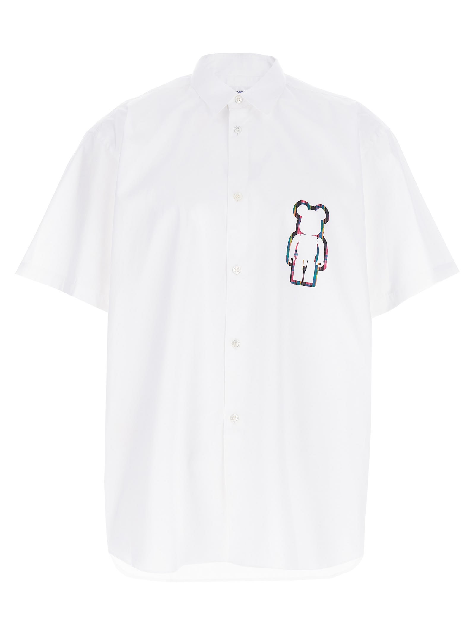 Comme Des Garçons Shirt Camicia  X Be@rbrick In White