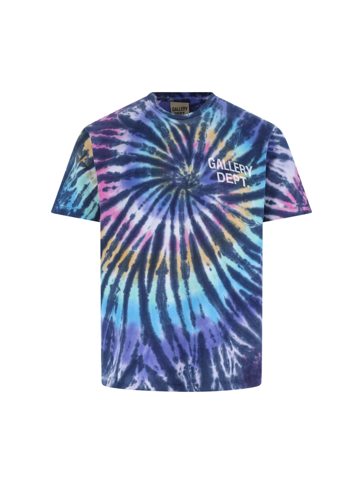 miami Souvenir Tie-dye Print T-shirt