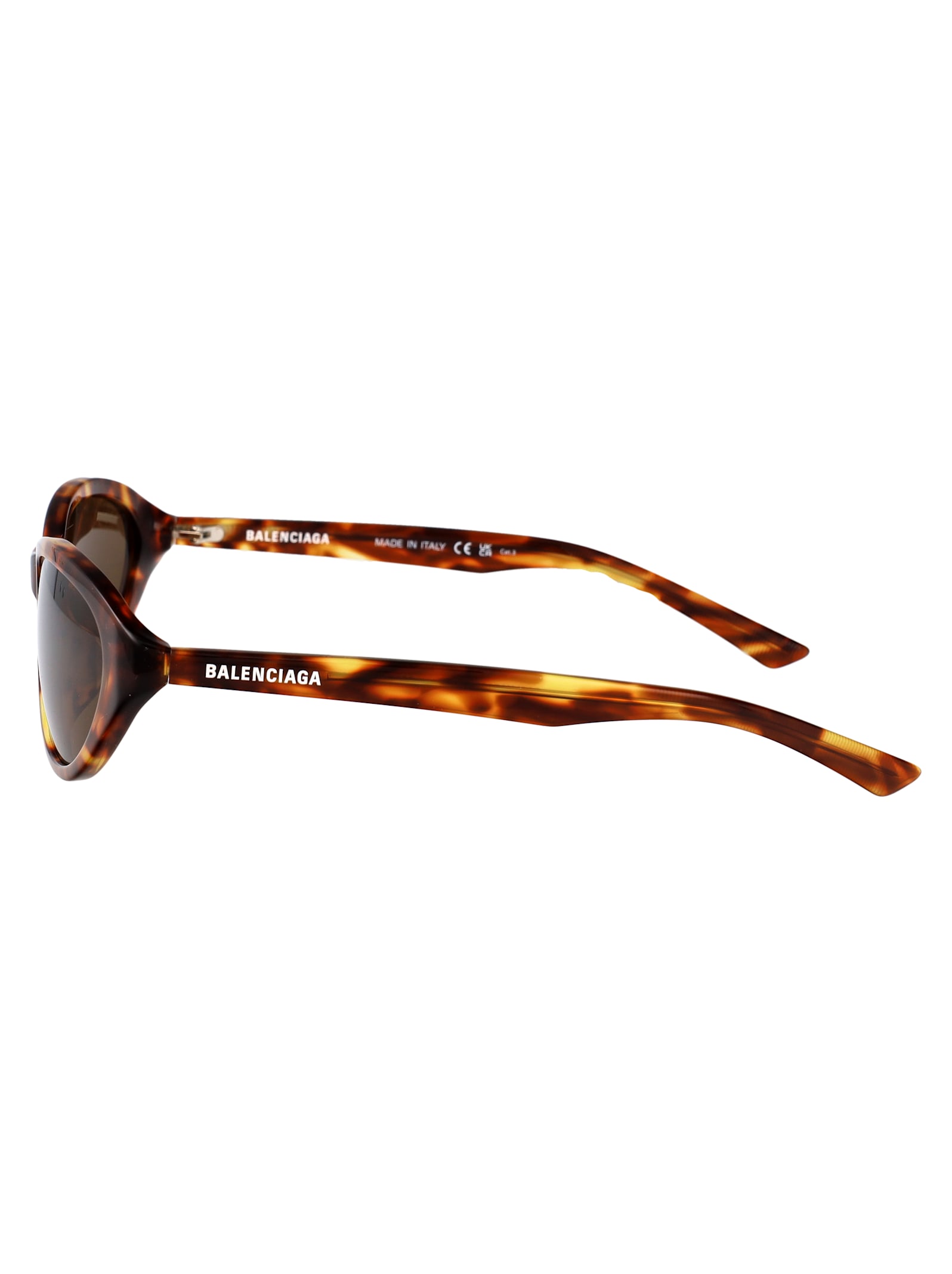 Balenciaga Bb0404sk Sunglasses In Havana-havana-brown