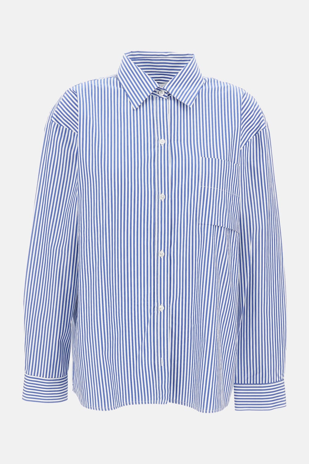 Sibel Saral Striped Shirt In Blue