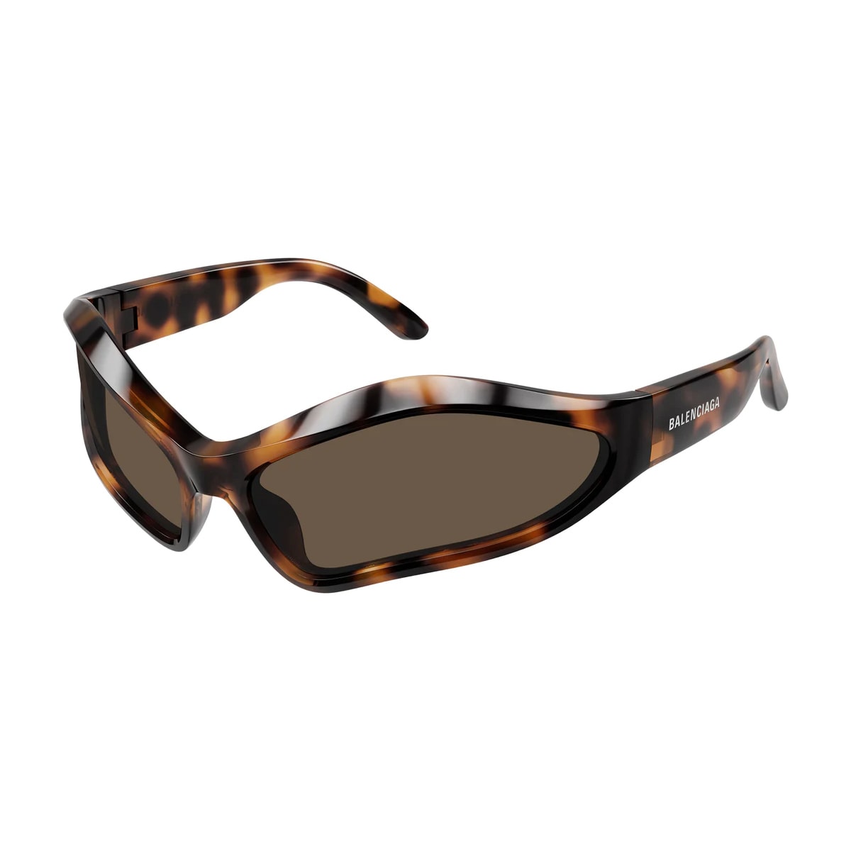Shop Balenciaga Bb0314s Fennec-linea Extreme 002 Sunglasses In Marrone