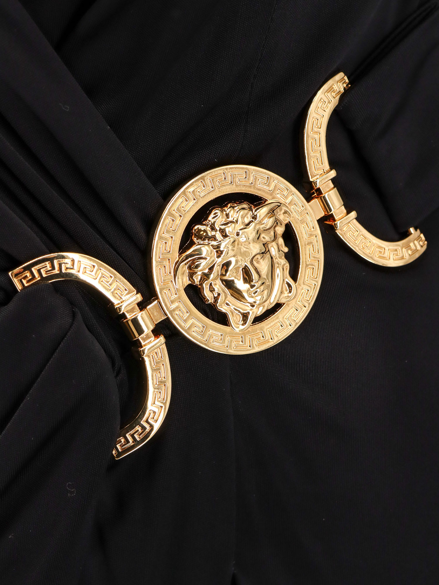 Shop Versace Dress In Black