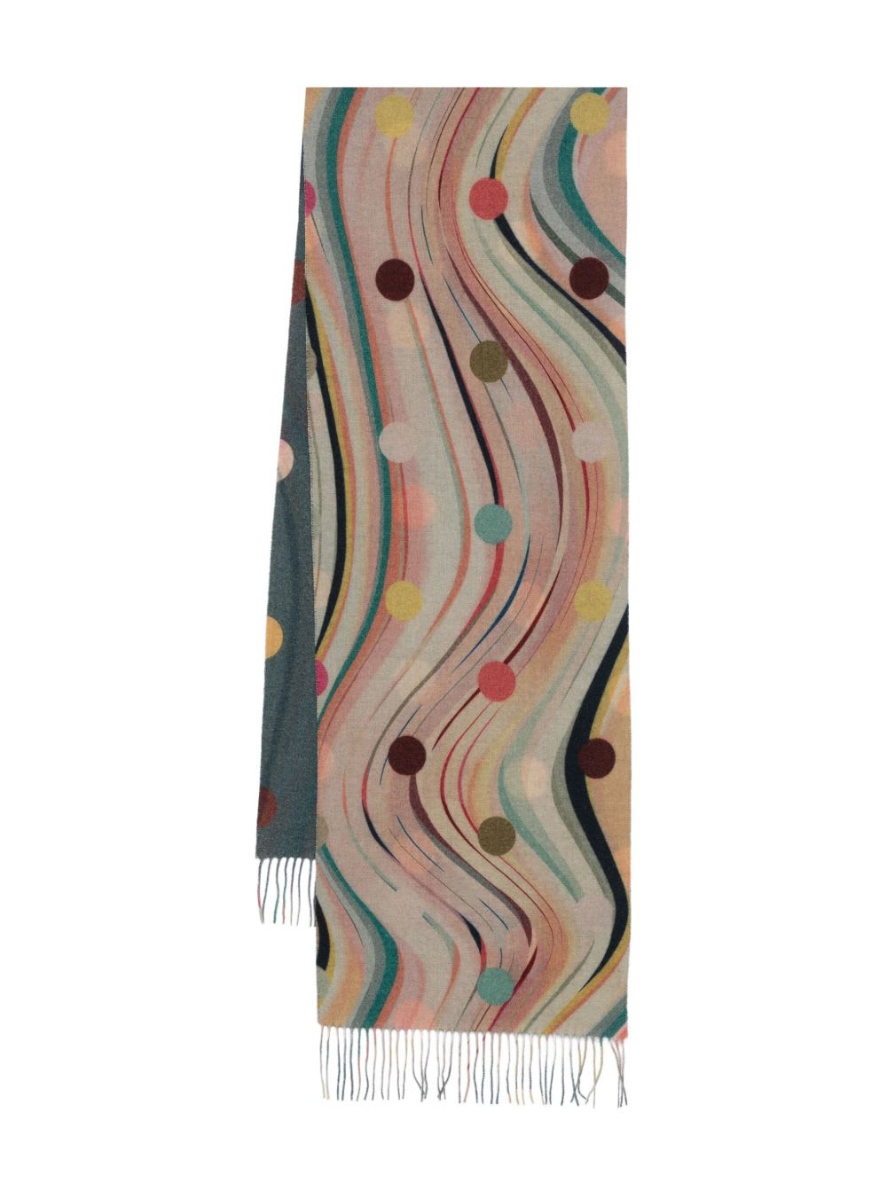 Paul Smith Wool And Cashmere Scarf In Multi