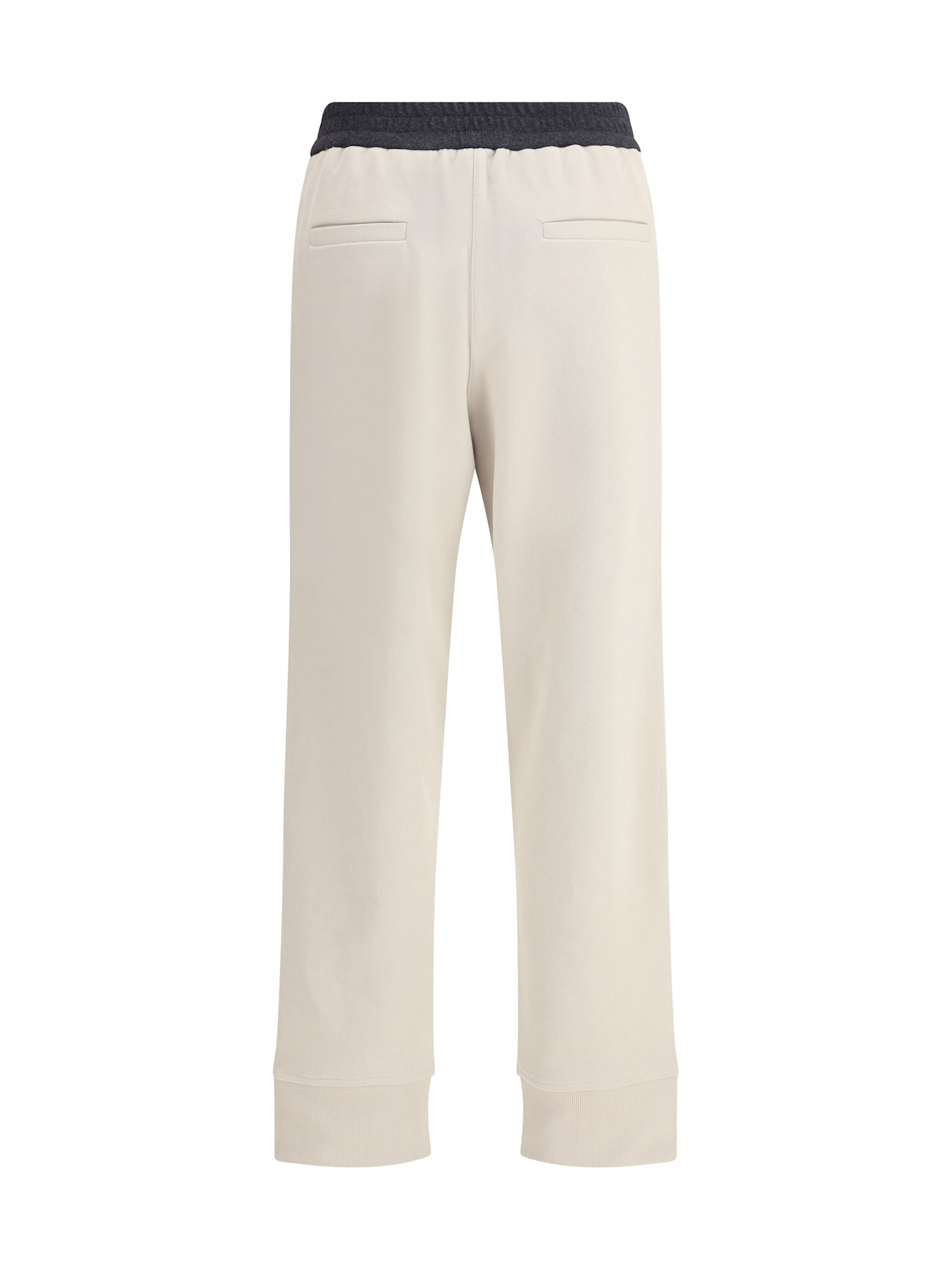 Brunello Cucinelli Smooth Plush Pants In Multi