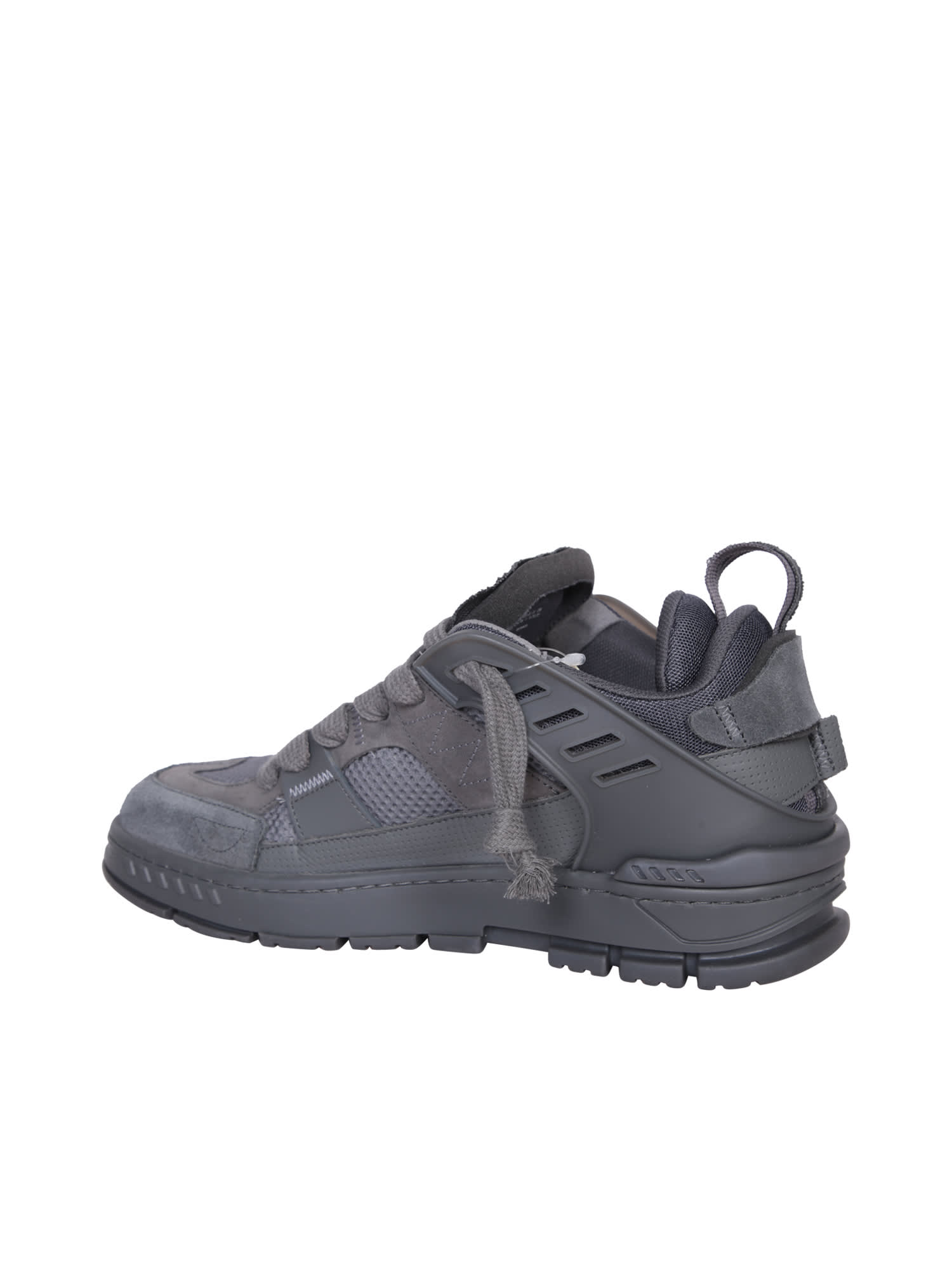 Shop Axel Arigato Area Patchwork Grey Sneakers