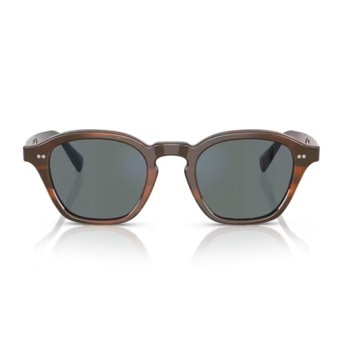 Oliver Peoples Womens Green Ov5580su Eyles Square-frame Acetate Sunglasses In Brown