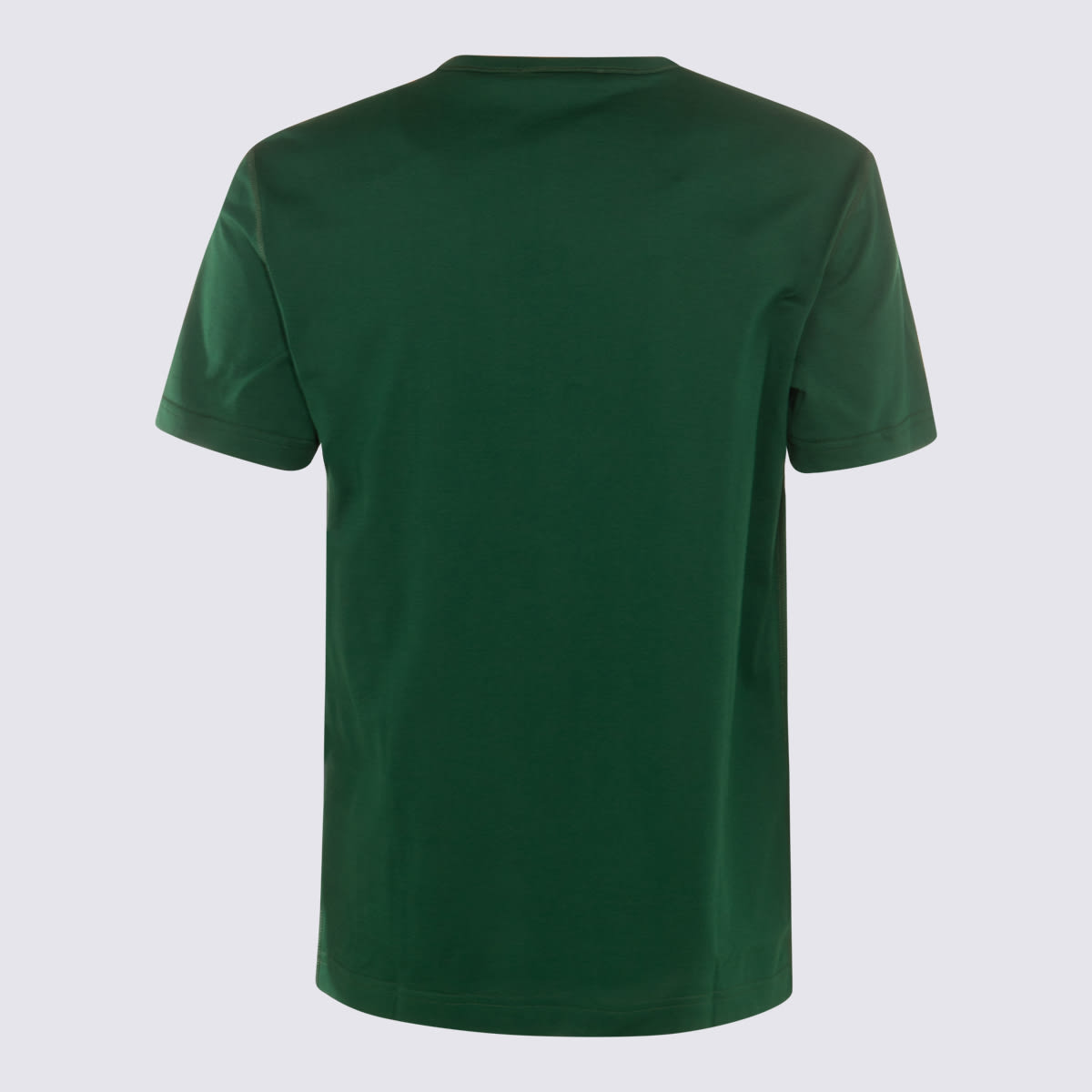 Shop Dolce & Gabbana Green Cotton T-shirt In Verde Muschio Scuro