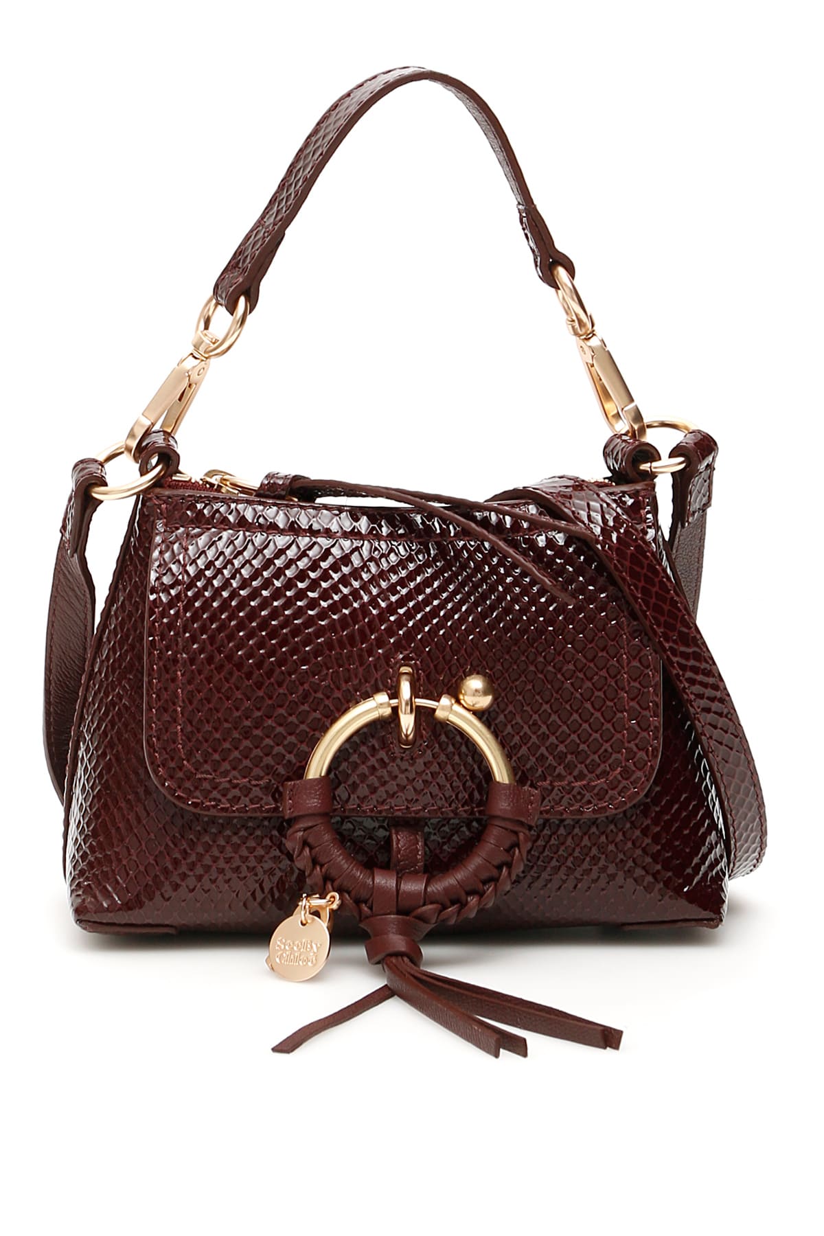 see by chloe burgundy bag