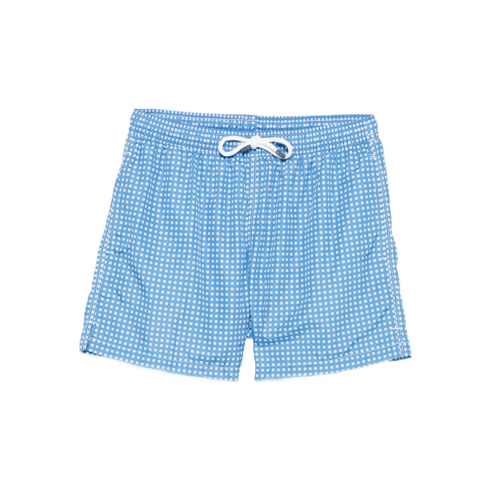 Fedeli Polyester Beachwear In Blue