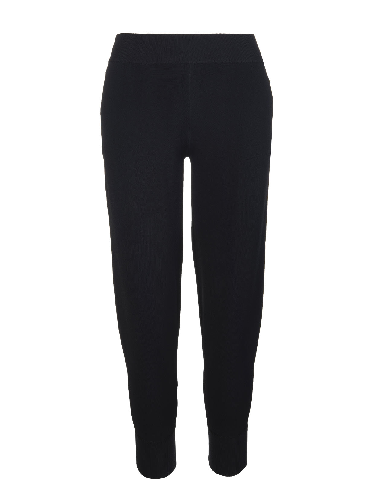 Stella McCartney Woman Black Compact Knitted Trousers