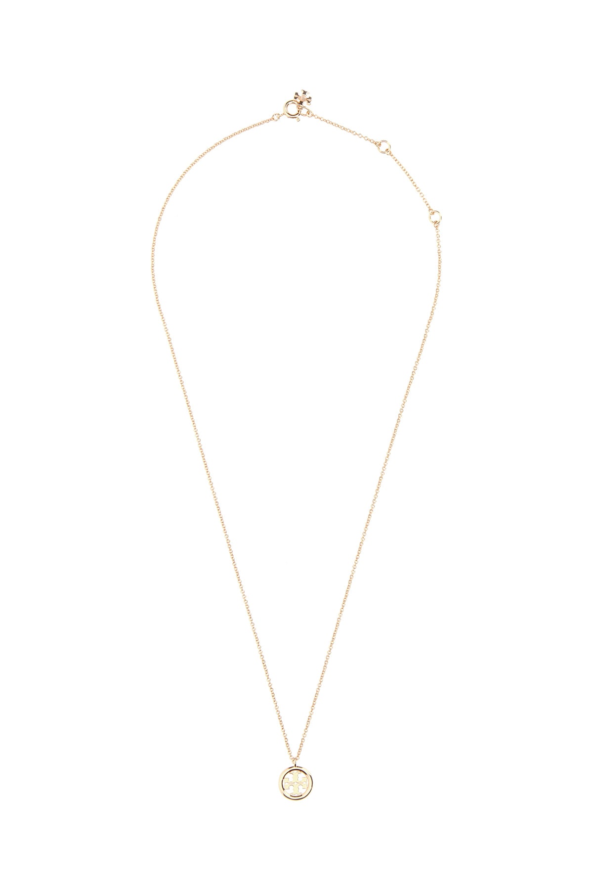 Tory Burch Gold-tone Metal Necklace In Gold