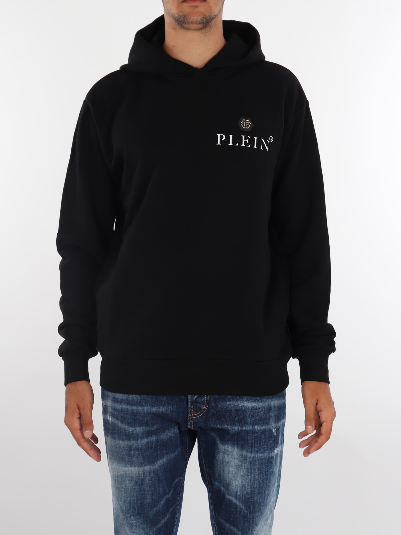 Philipp Plein Hoodie Sweatshirt Hexagon Sweatshirt