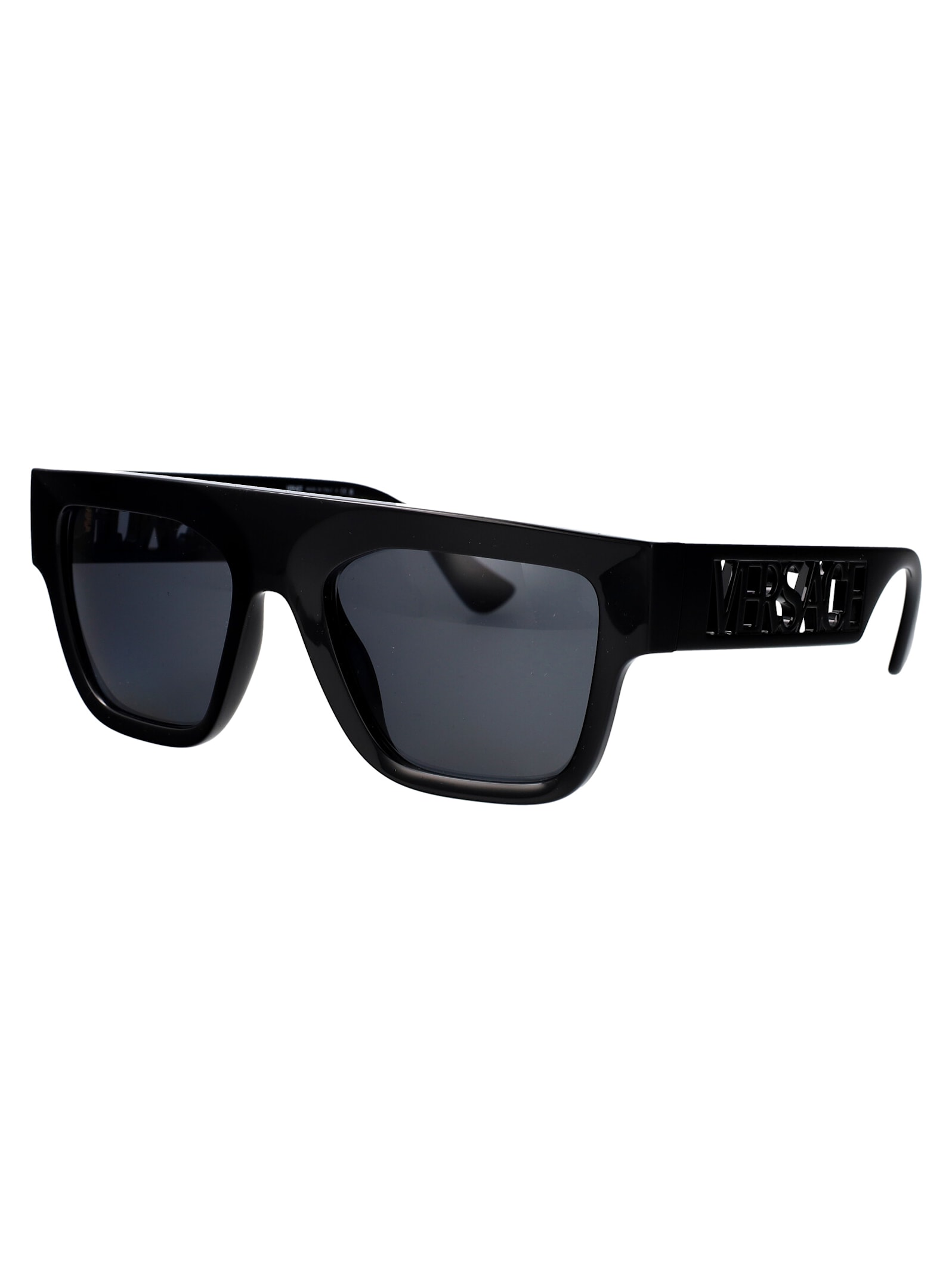 Shop Versace 0ve4430u Sunglasses In Gb1/87 Black