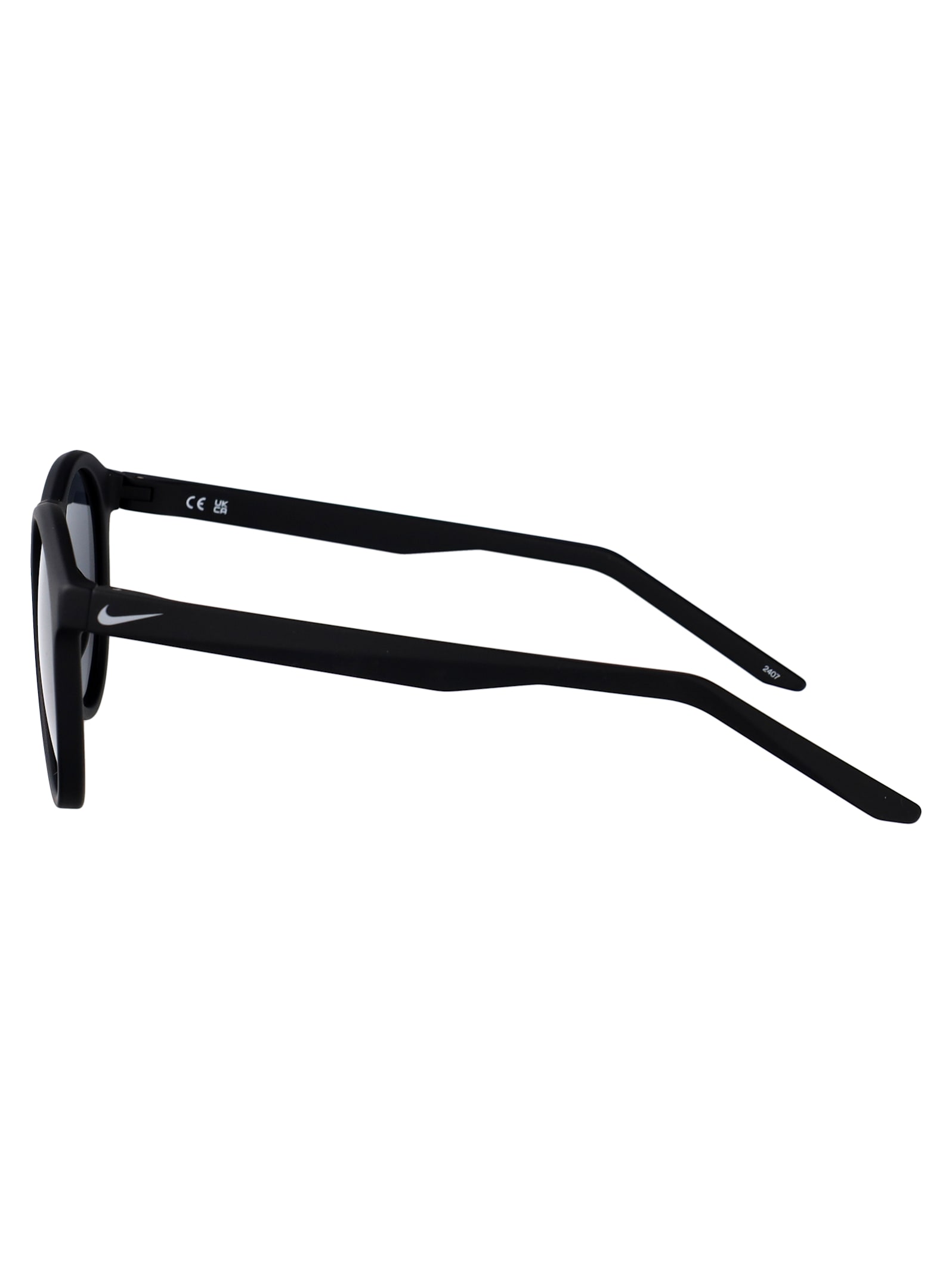 Nike Matte Black/polar Grey Acetate Sunglasses In Black