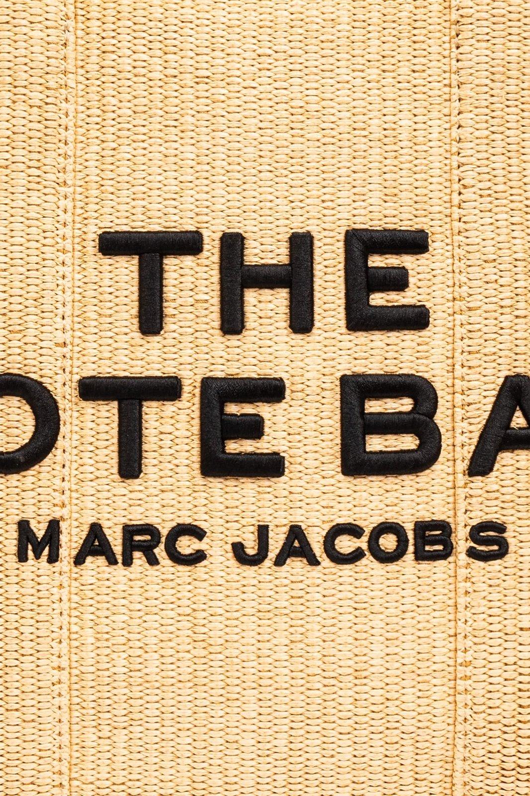 Marc Jacobs The Large Woven Top Handle Bag In Beige