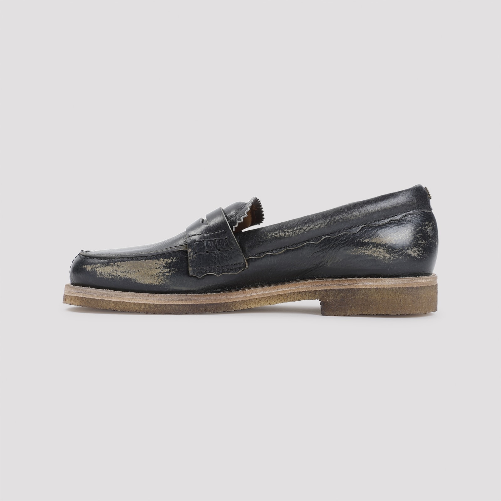 Shop Golden Goose Jerry Loafers In Black