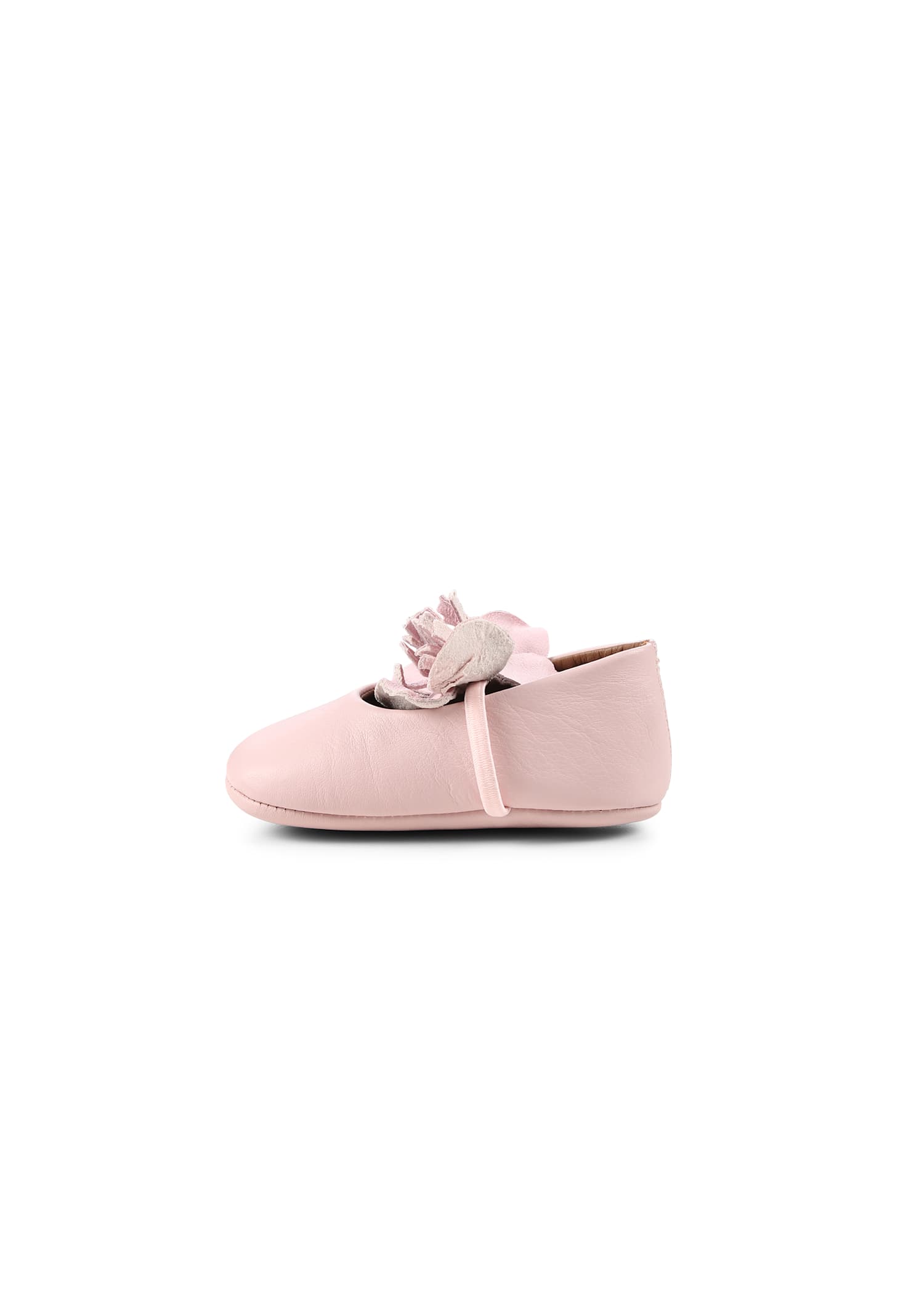 Pèpè Pink Ballet Flats For Baby Girl In Pink