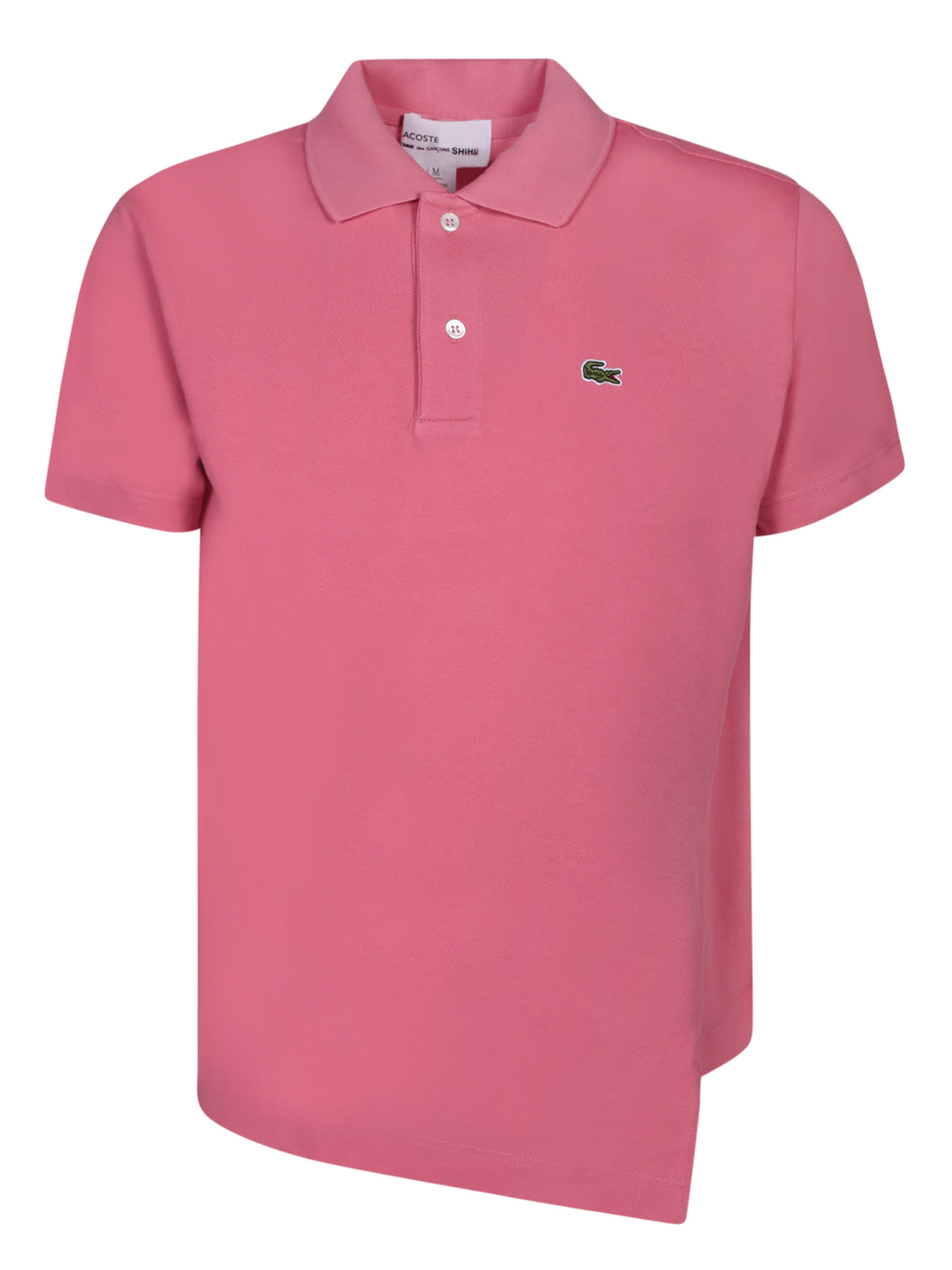 Boss Asymmetric Pink Polo Shirt