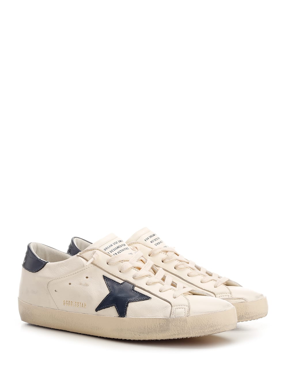 Shop Golden Goose Super-star Sneaker In Blue