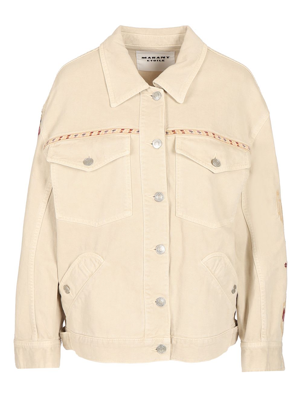 Marant Étoile manona Embroidered Denim Jacket