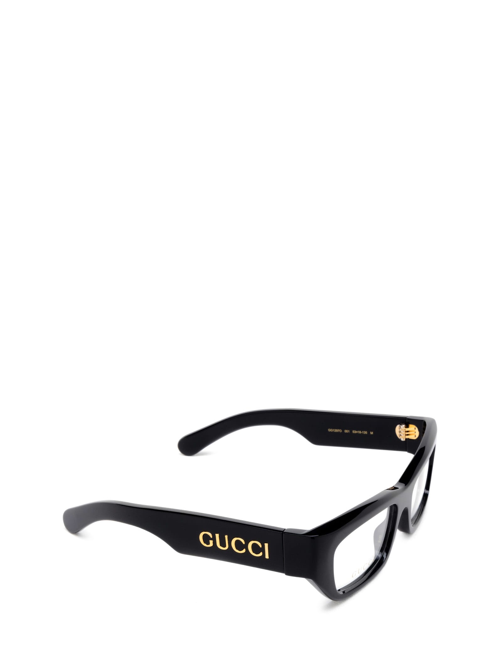 Shop Gucci Gg1297o Black Glasses