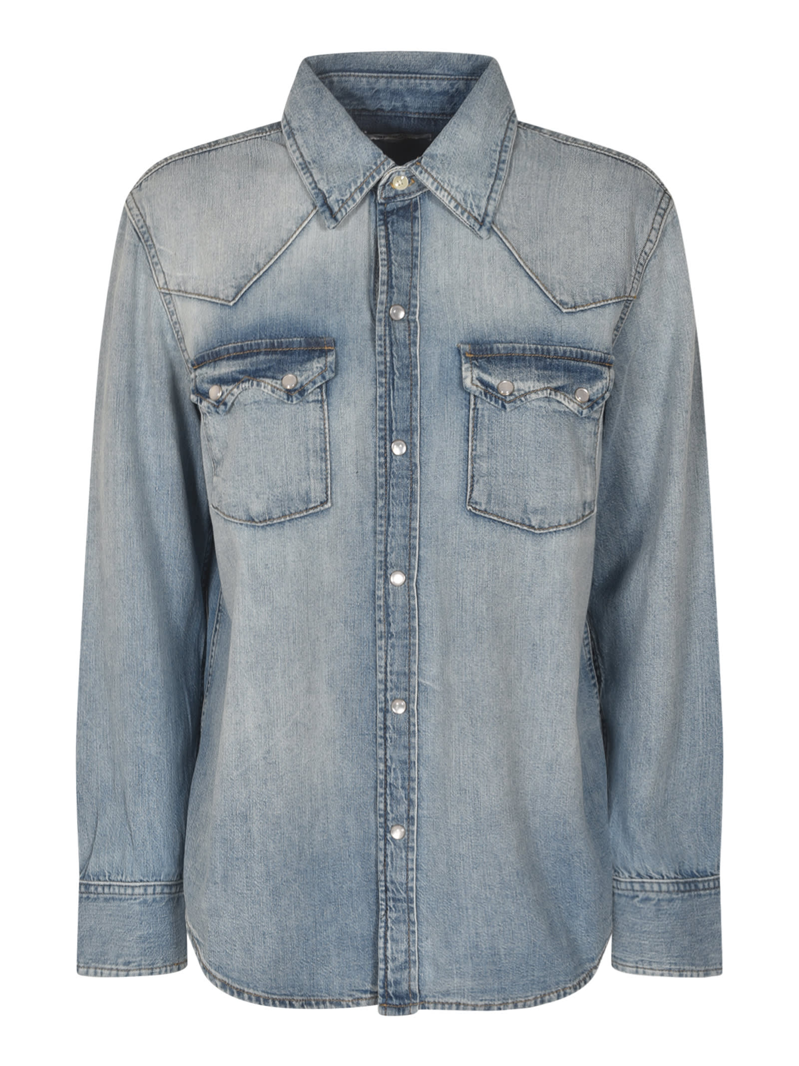 Chest Pocket Denim Shirt