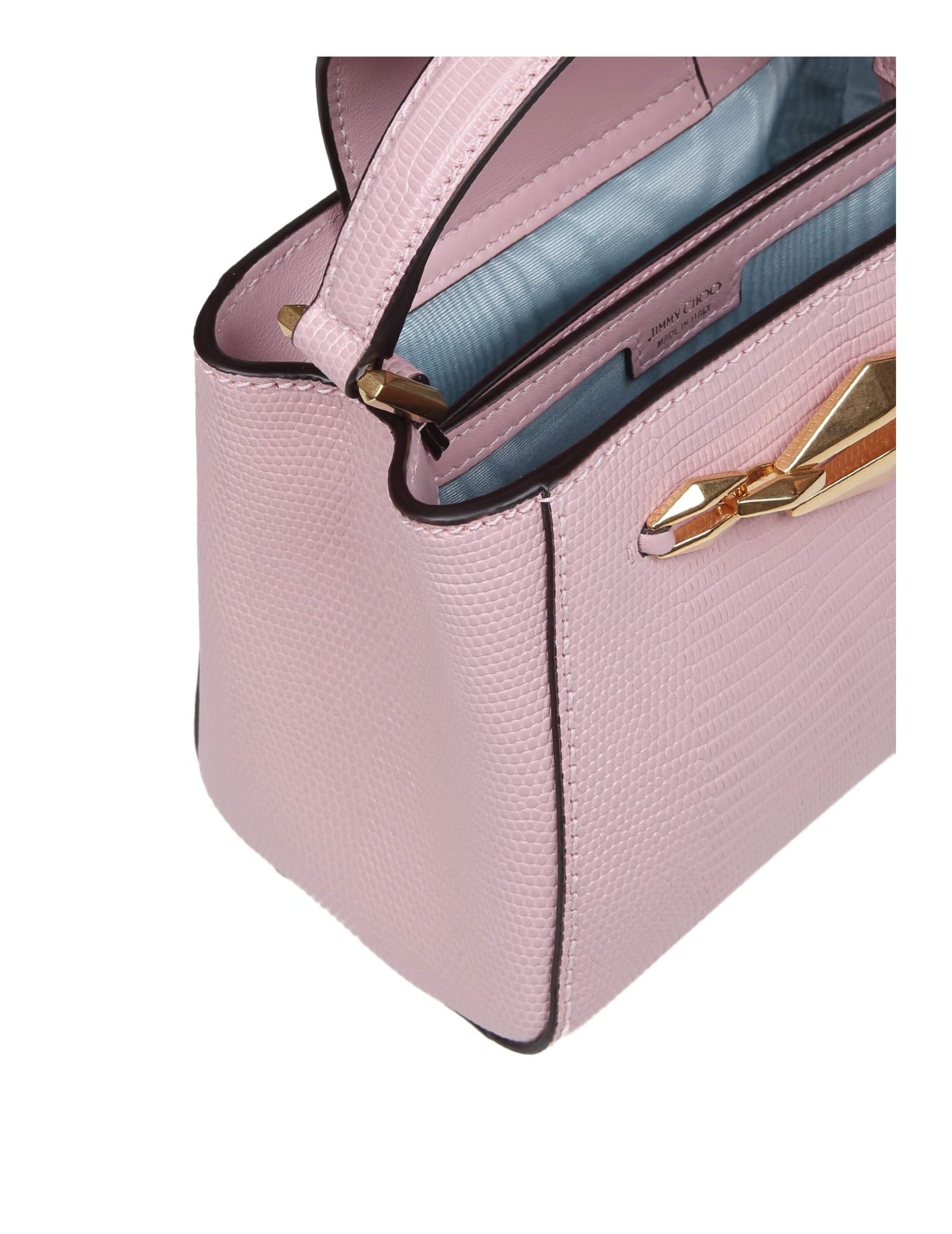 JIMMY CHOO DIAMOND LINK HANDBAG IN PINK LEATHER 