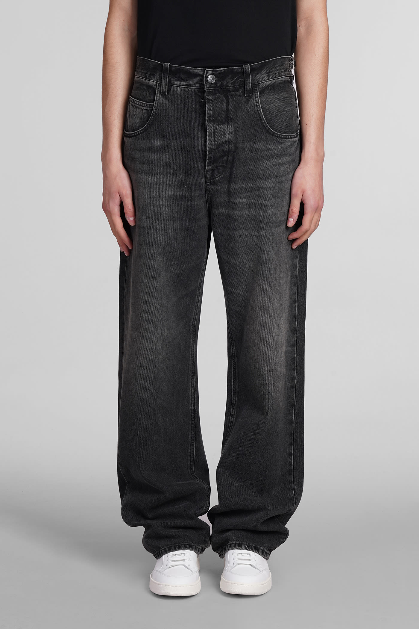Logan Jeans In Black Cotton