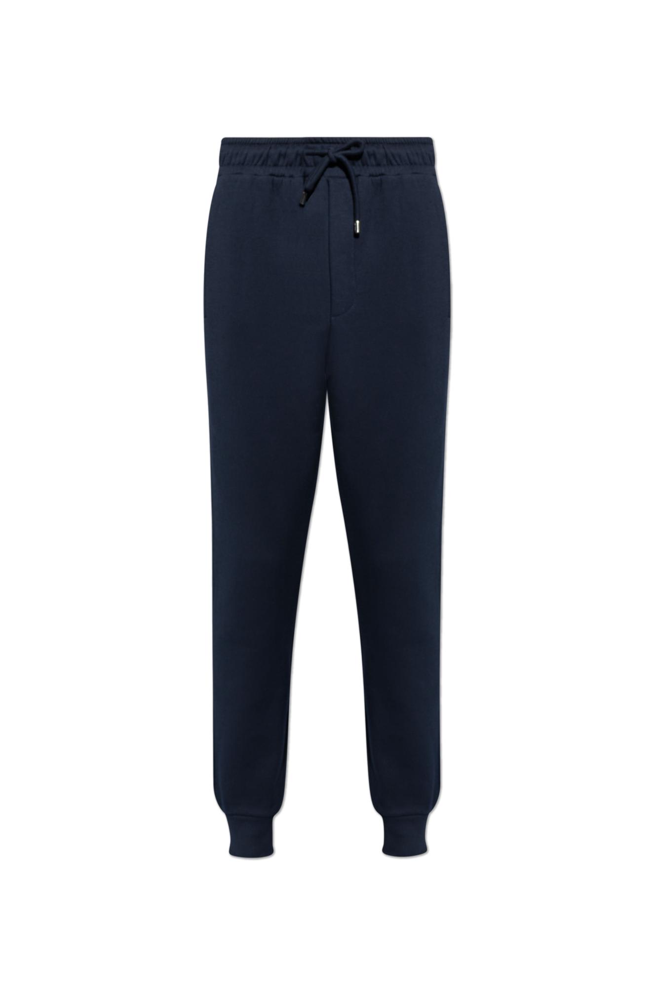 Shop Etro Sweatpants In Blue