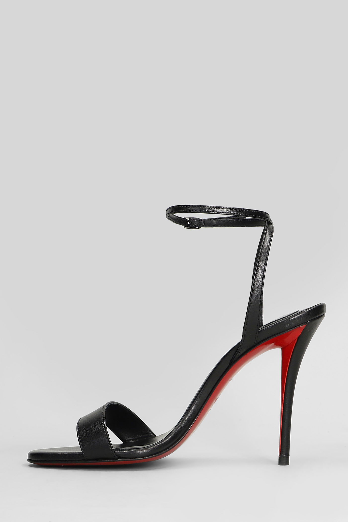 Christian Louboutin Miss Z Sandal 100 Sandals In Black Leather In Black