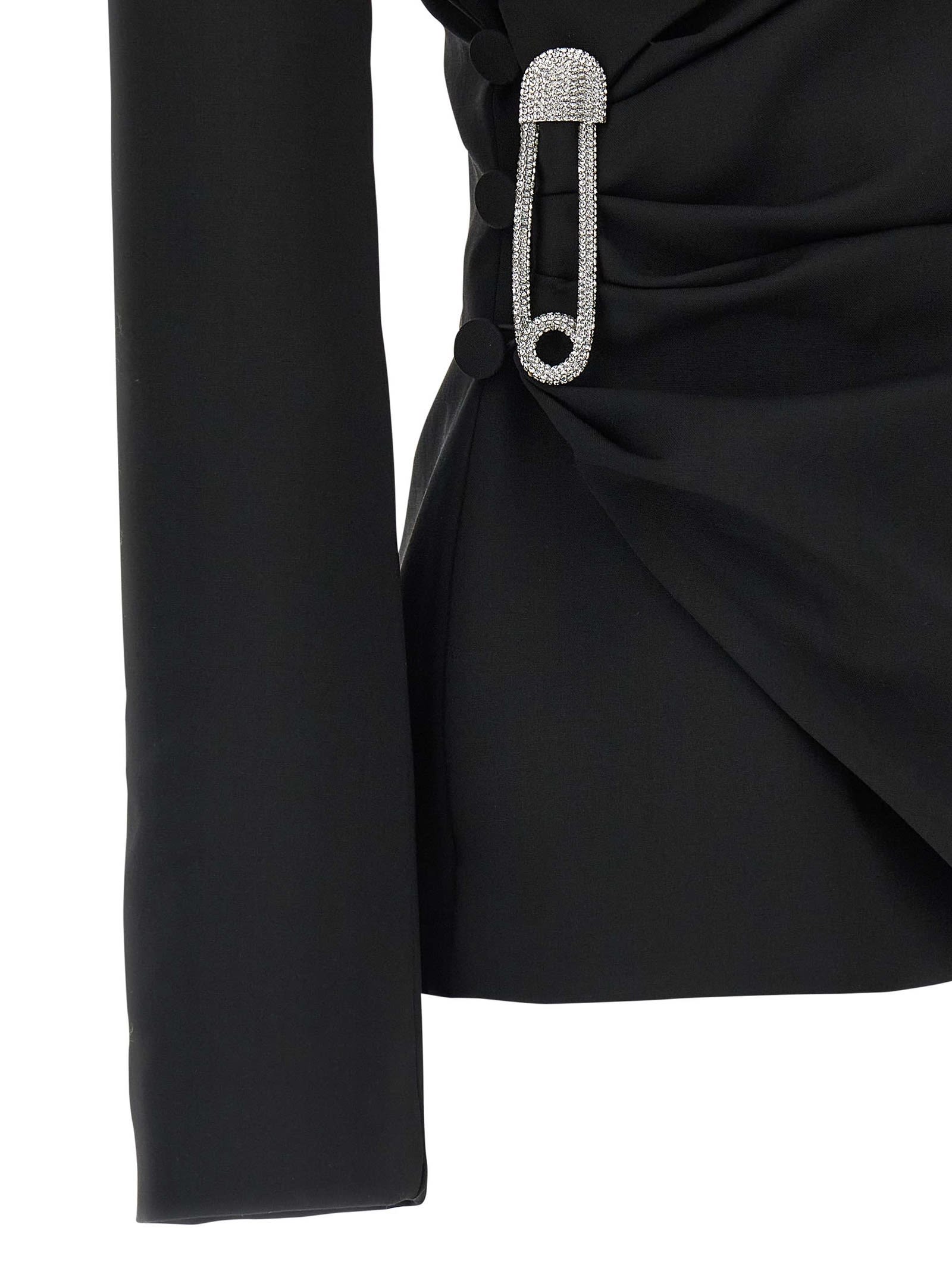 Giuseppe Di Morabito Asymmetrical Blazer Blazers Black In Black