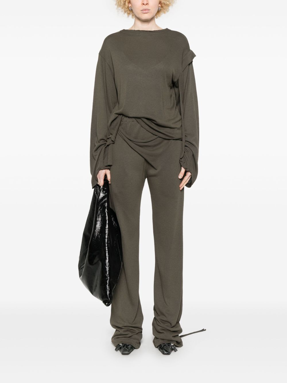 Ottolinger Deconstructed-design Trousers In Brown
