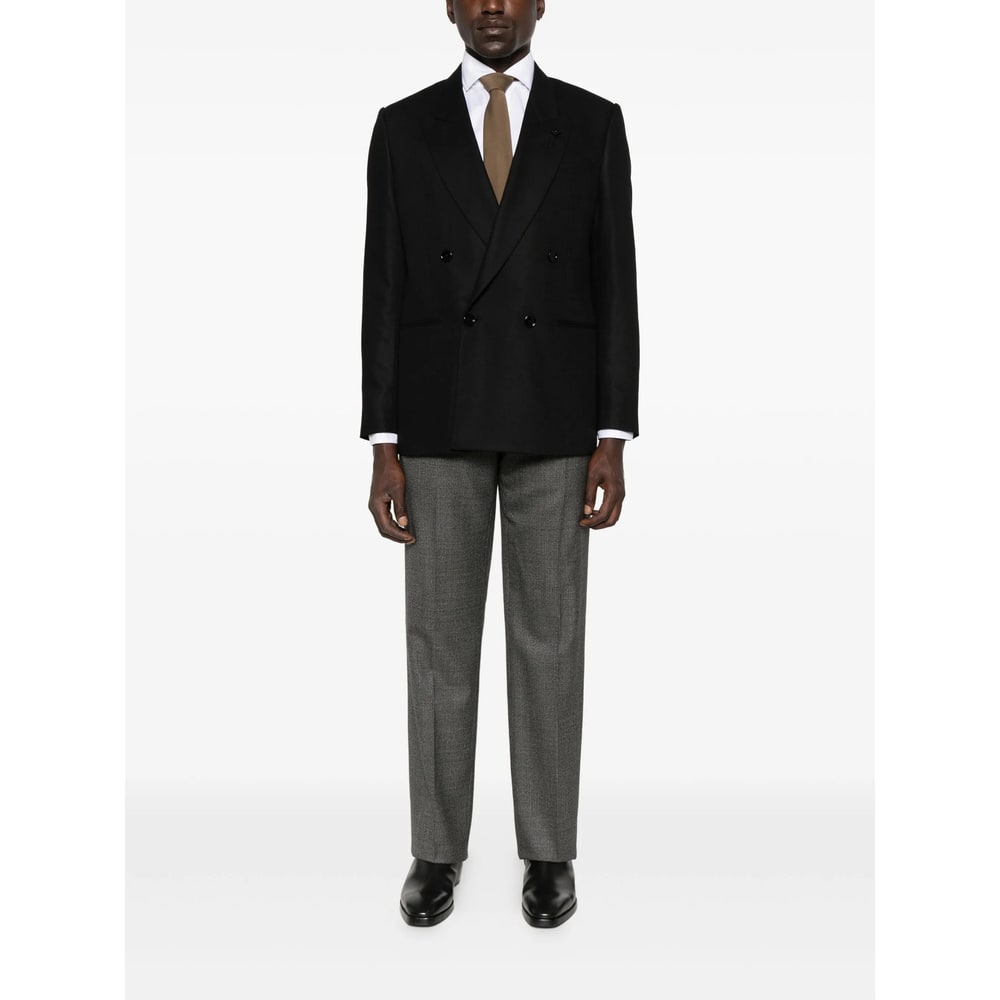 Lardini Pressed-crease Trousers In Gray