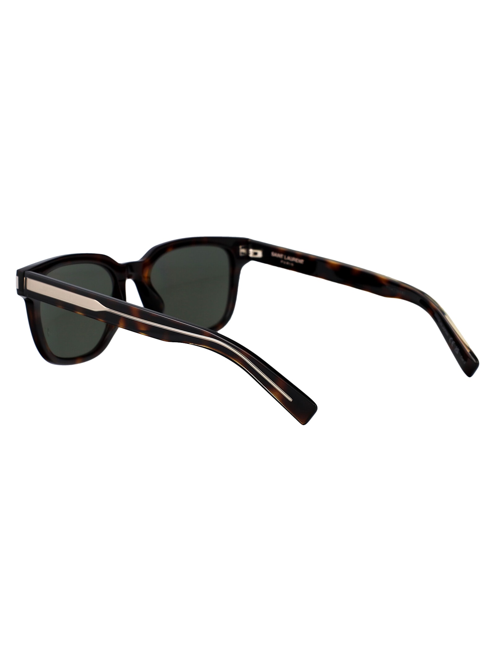 Saint Laurent Sl 711 Sunglasses In Havana-crystal-grey