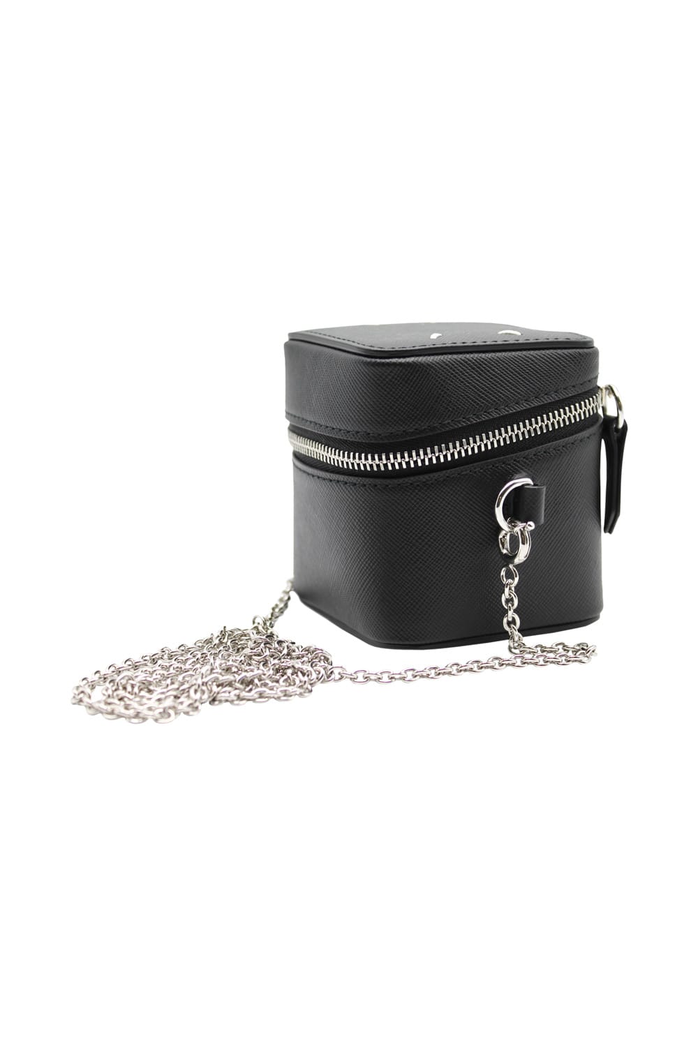 Maison Margiela Little Box Shaped Bag In Black